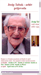 Mobile Screenshot of josiptabakknjige.org